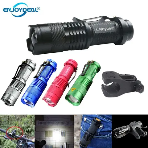 2000LM Waterproof Mini LED Torch AA Adjustable Focus Outdoor enjoydeal