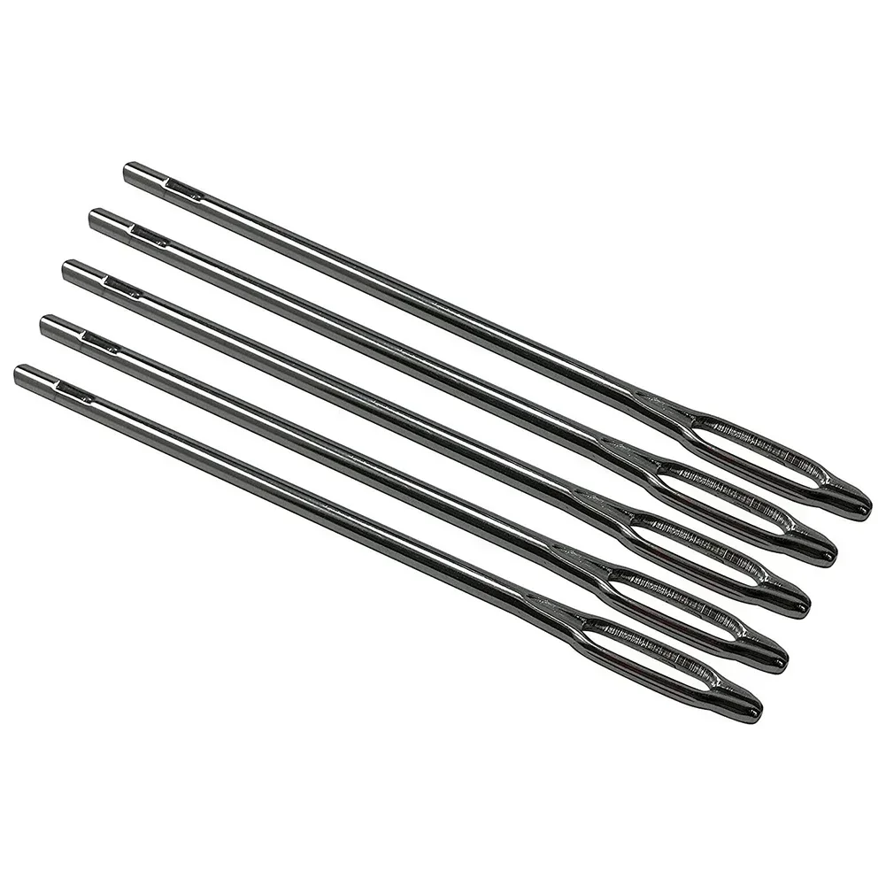 5Pcs Car Split Eye Needle Universal T-Handle Tire Plug Tire Repair Plug Tool Tire Repair Reamer Plug Kit Emergency-Puncture Tool