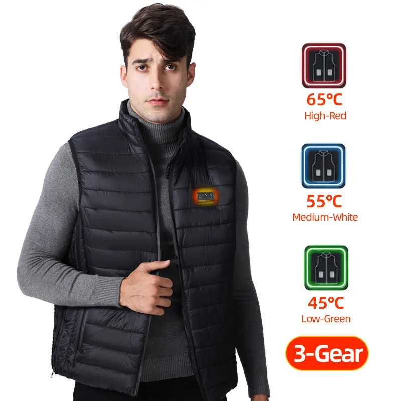 Heated Vest For Men Usb Electric Self Heating Vest Women Warming Heated Jacket Lightweight Thermal Sleeveless Heated Clothing