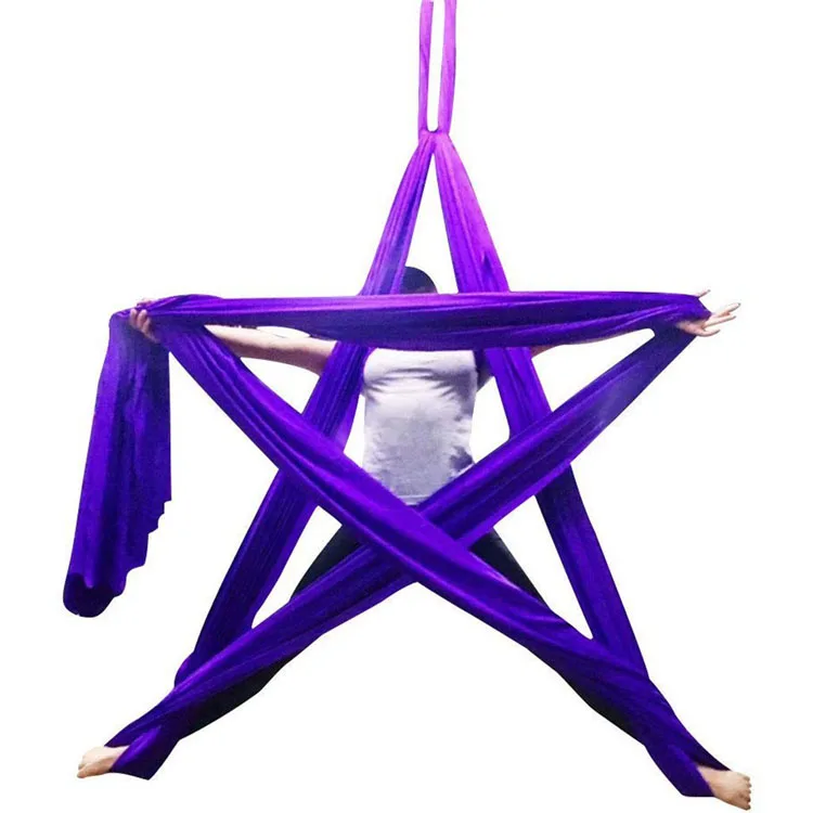 10m Acrobatic Dance Aerial Silk With Hardware Kit for Air Yoga