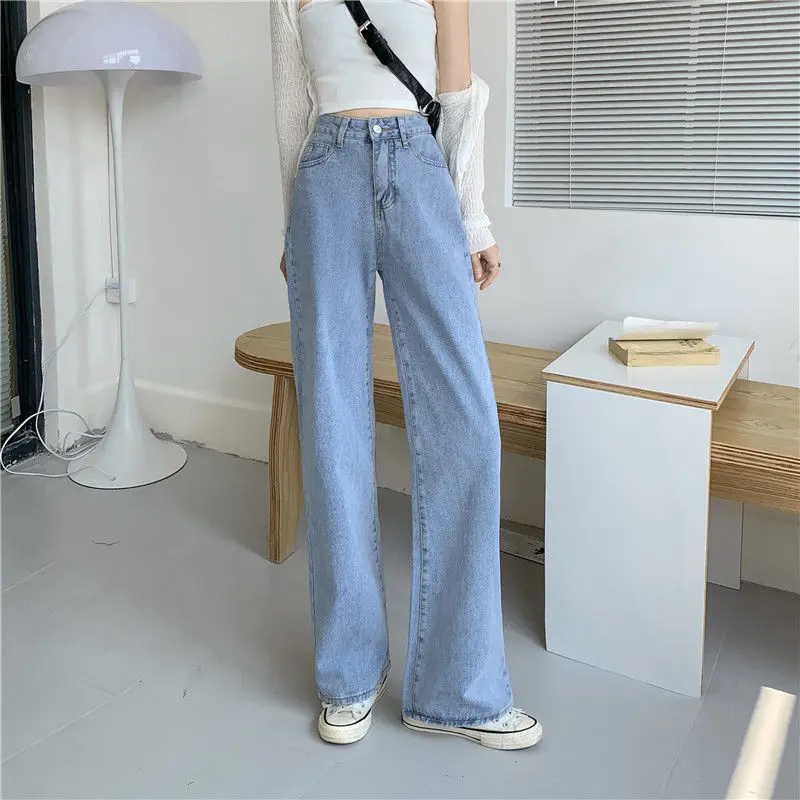 Women'S Looks Jeans For Women High Waist Plus Size Big Large Curvy Figure Ladies Female Denim Trousers Fashion Comfortable Basic