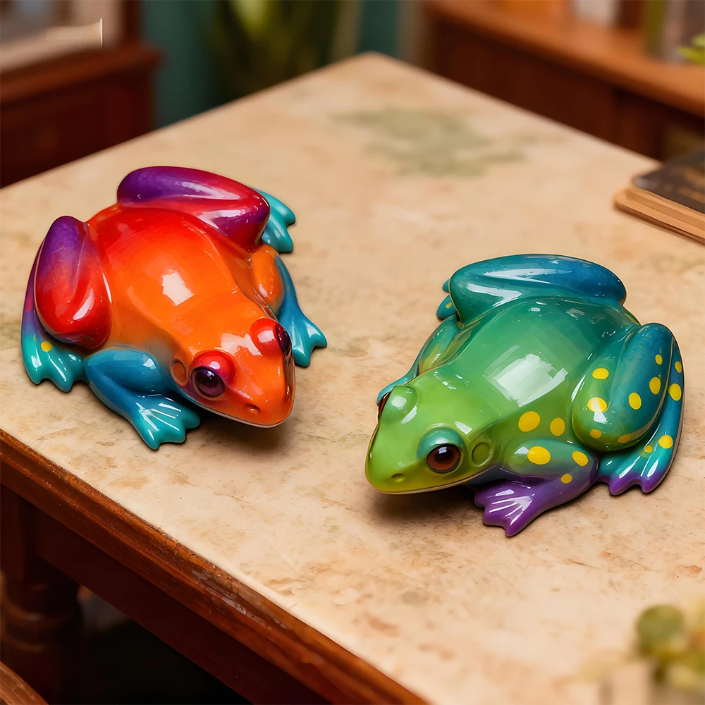 S0270 3D Lifelike Animal Molde Silicona Resina Turtle Frog Lizard Moule Epoxy Resin Casting DIY Craft Ornament for Home Decor