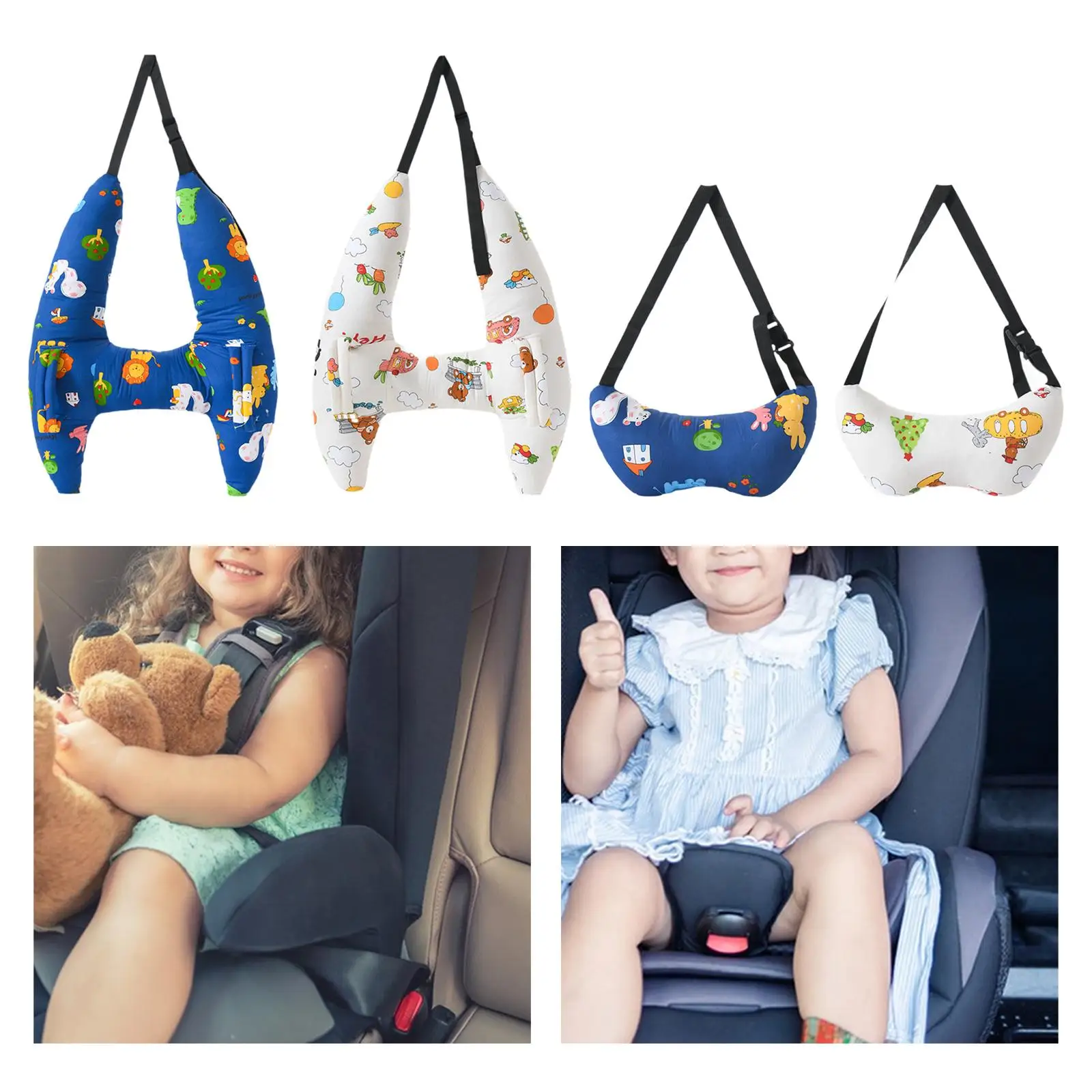 Travel Pillow Easy Installation Adults Breathable Children's Car Pillow