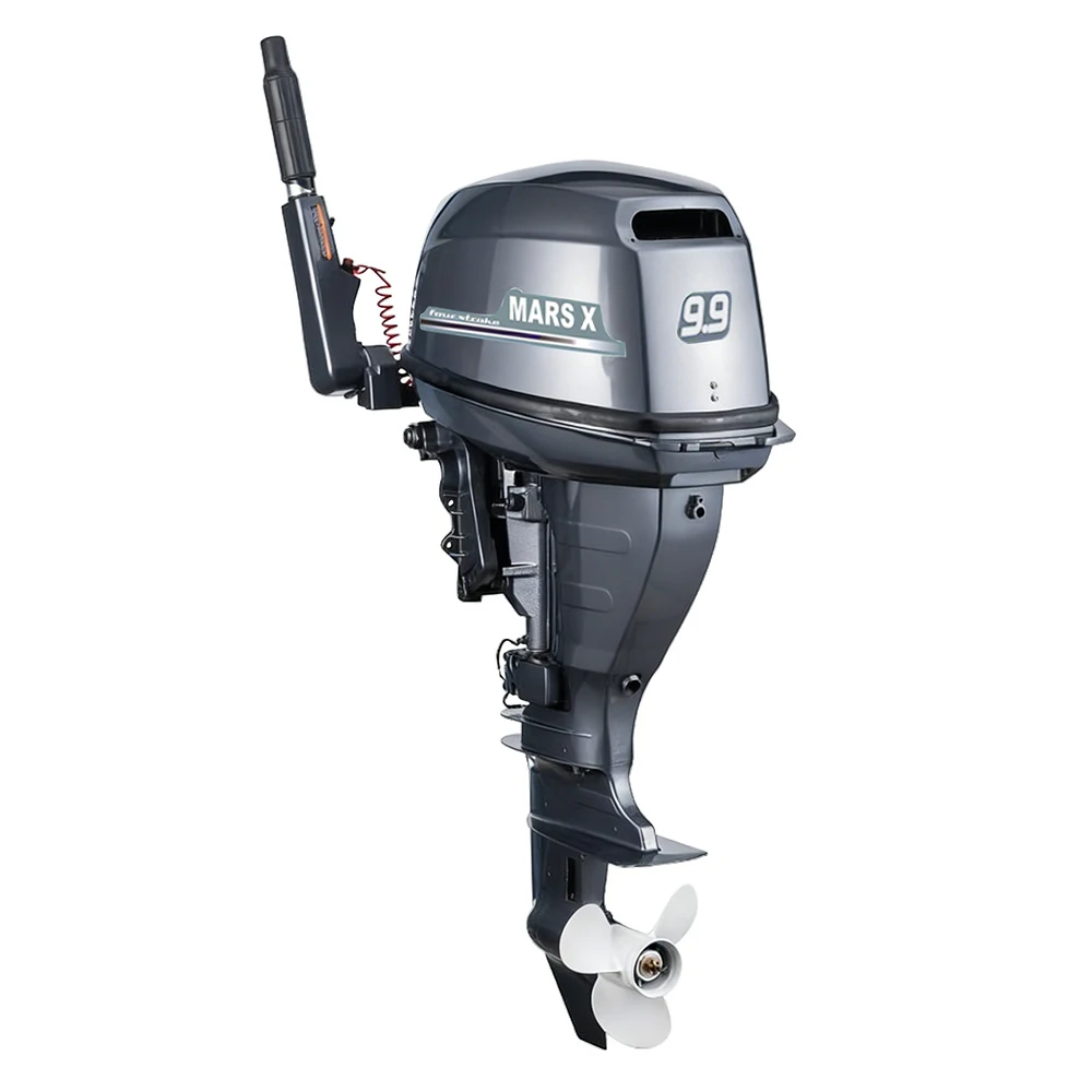 MARS X Brand Boat Motors 4 Stroke 9.9HP Outboard Engine Boat Engine 9.9 hp Motor Fueraborda Moteur Bateau