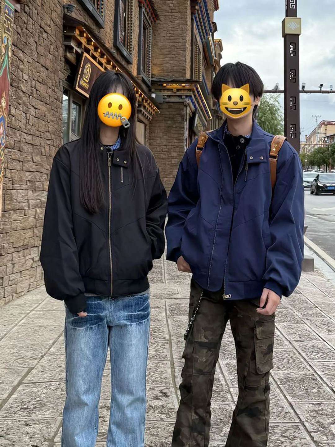 

Мужская джинсовая куртка свободного кроя в американском стиле, синяя, деконструированная, осенняя, для создания стильного образа