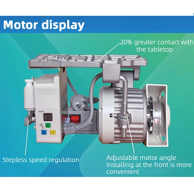 Imagem -04 - Motor Industrial com Controlador 550w 650w 750w Economia de Energia Silencioso sem Escova Servo Motor 220v