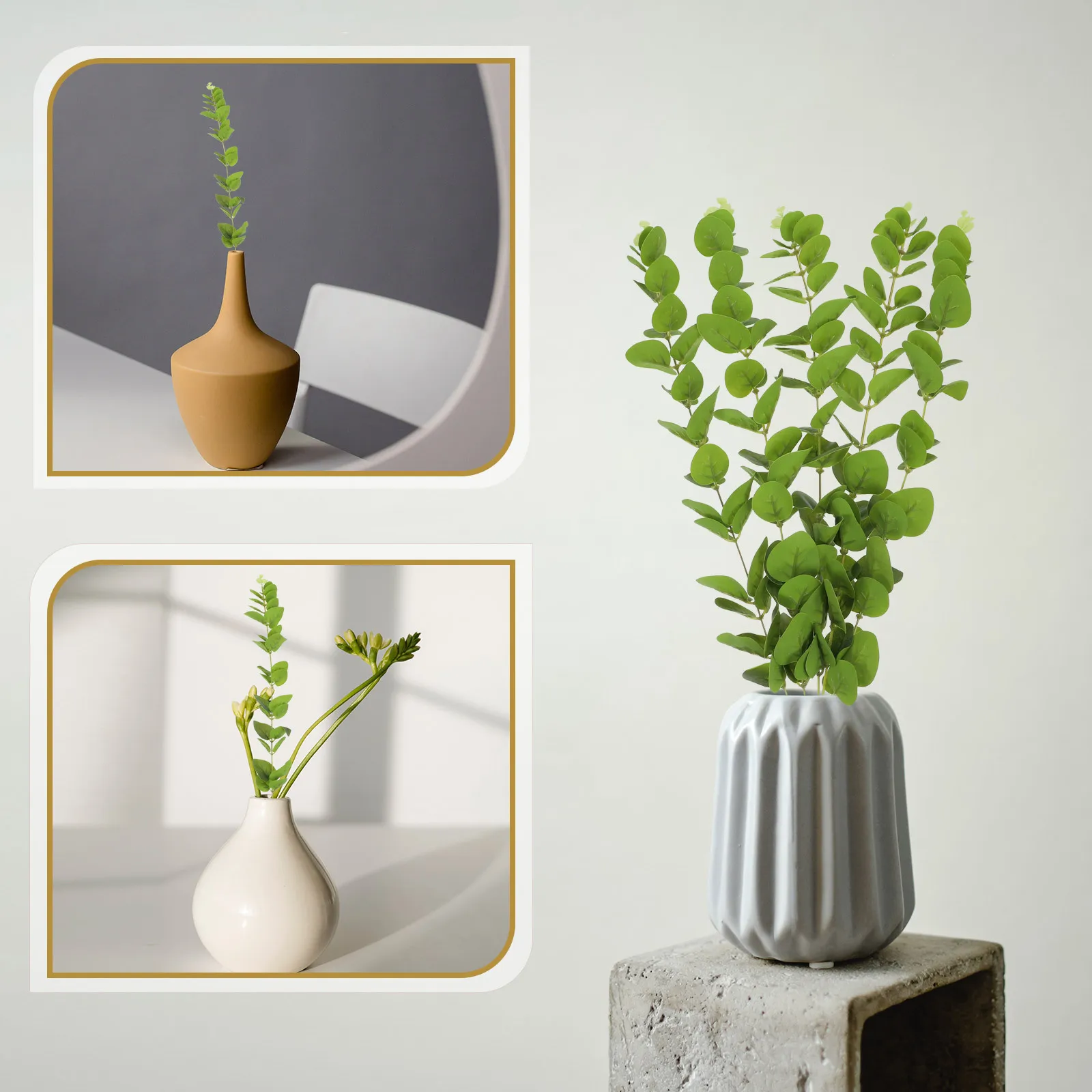 

5pcs Simulation Leaf Decor Lifelike Artificial Leaves For Home Decoration Fake Plant Decor Diy Flower Arrangement Materials
