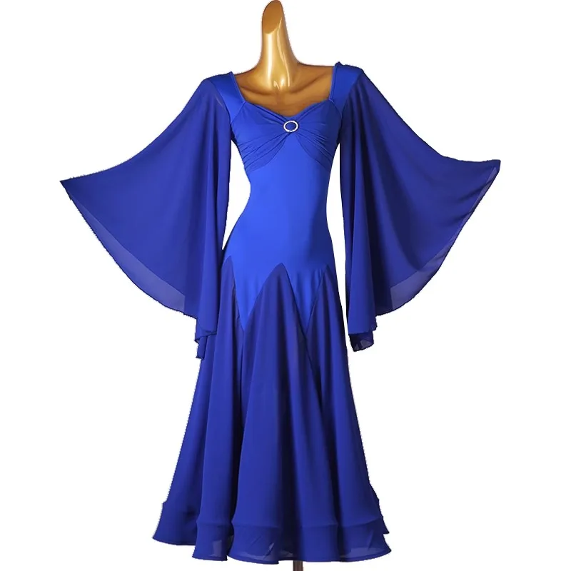 Moderne Tanzkleidung für Mädchen und Kinder, Walzerkleid, Ballsaal-Wettbewerbskostüm, Damen, Abschlussball, Übungskleidung, 2025, urbaner Volumenwettbewerb