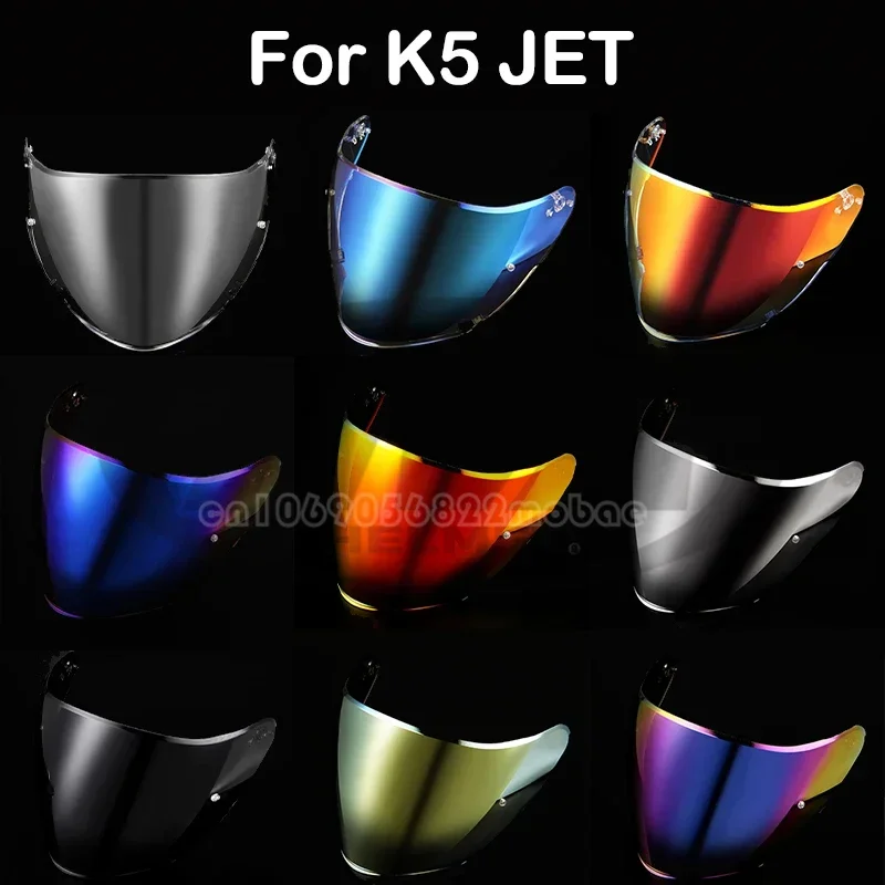 Helmet Visor for AGV K5 JET Helmet Shields UV Protection Windshield Sunshield Casco Moto Accessories