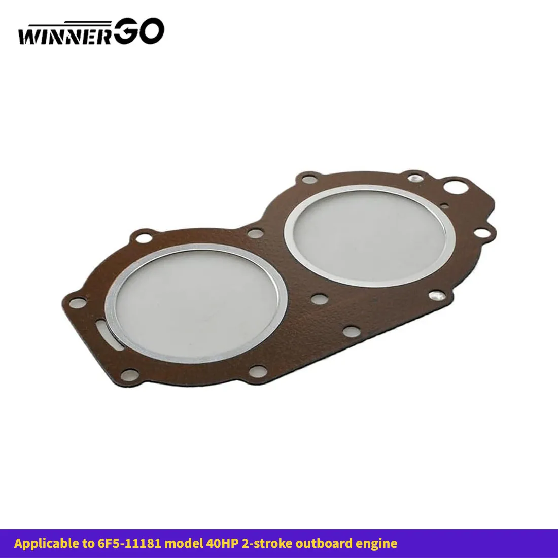 6F5-11181-A2 Uszczelka głowicy cylindrów do silnika zaburtowego Yamaha 40KM 6F5 6F6 6F5-11181 6F5 6F6 40G 40J 2-suwowy 6F5-11181-A1