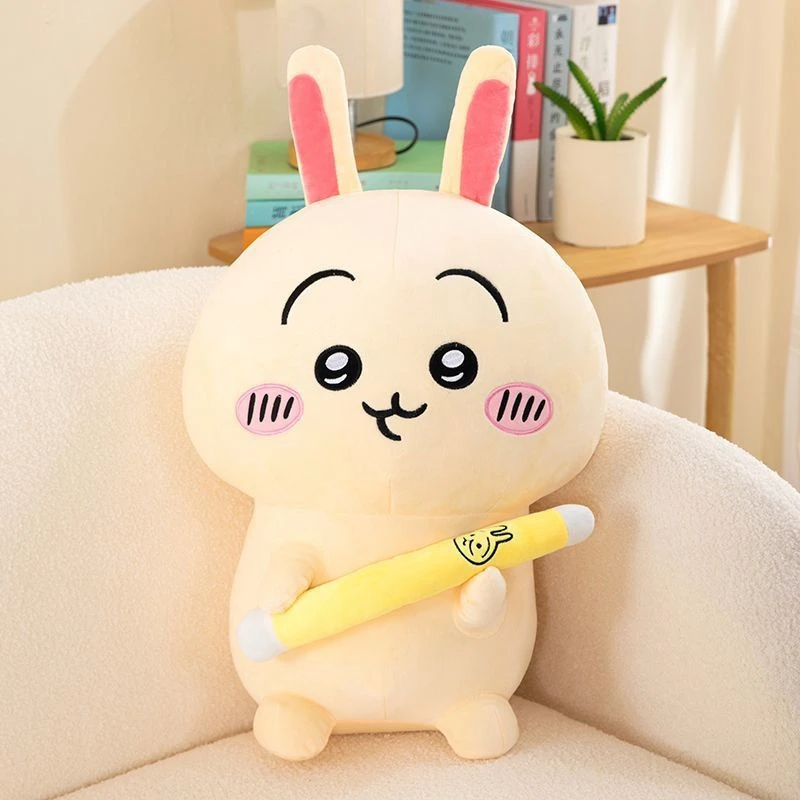 25cm Kawaii 만화 애니메이션 토끼 플러시 장난감 작은 여덟 귀여운 데스크탑 장식 인형 어린이를위한 생일 및 크리스마스 선물