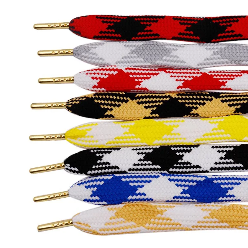 

24 Colors Special Extro Fat 60-180cm Shoelaces for Sneakers 3/4" Boots and Shoes Laces for Designer Shoes Golden Silver Aglets