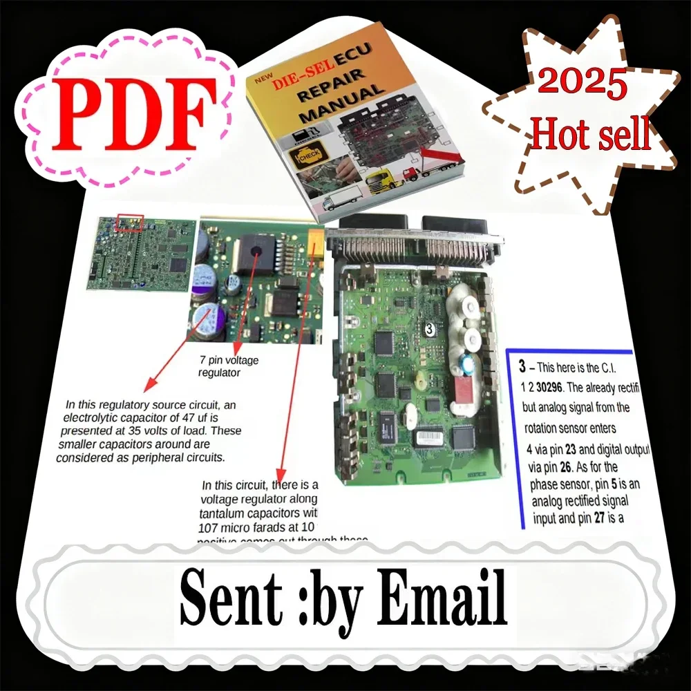 ECU Repair Manual English E-Book PDF Car Diagnostic Teaching EPROM Testing Programming Tools for Automotive Repair