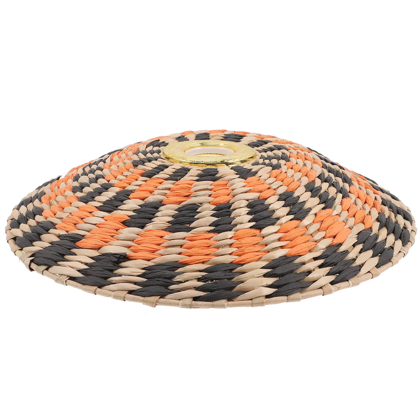 

Премиальный абажур из металлической ткани с бумажным эффектом, цоколь E27, ретро-дизайн в форме бочонка, пылезащитный, для дома, отеля, гостиной, потолочный светильник.