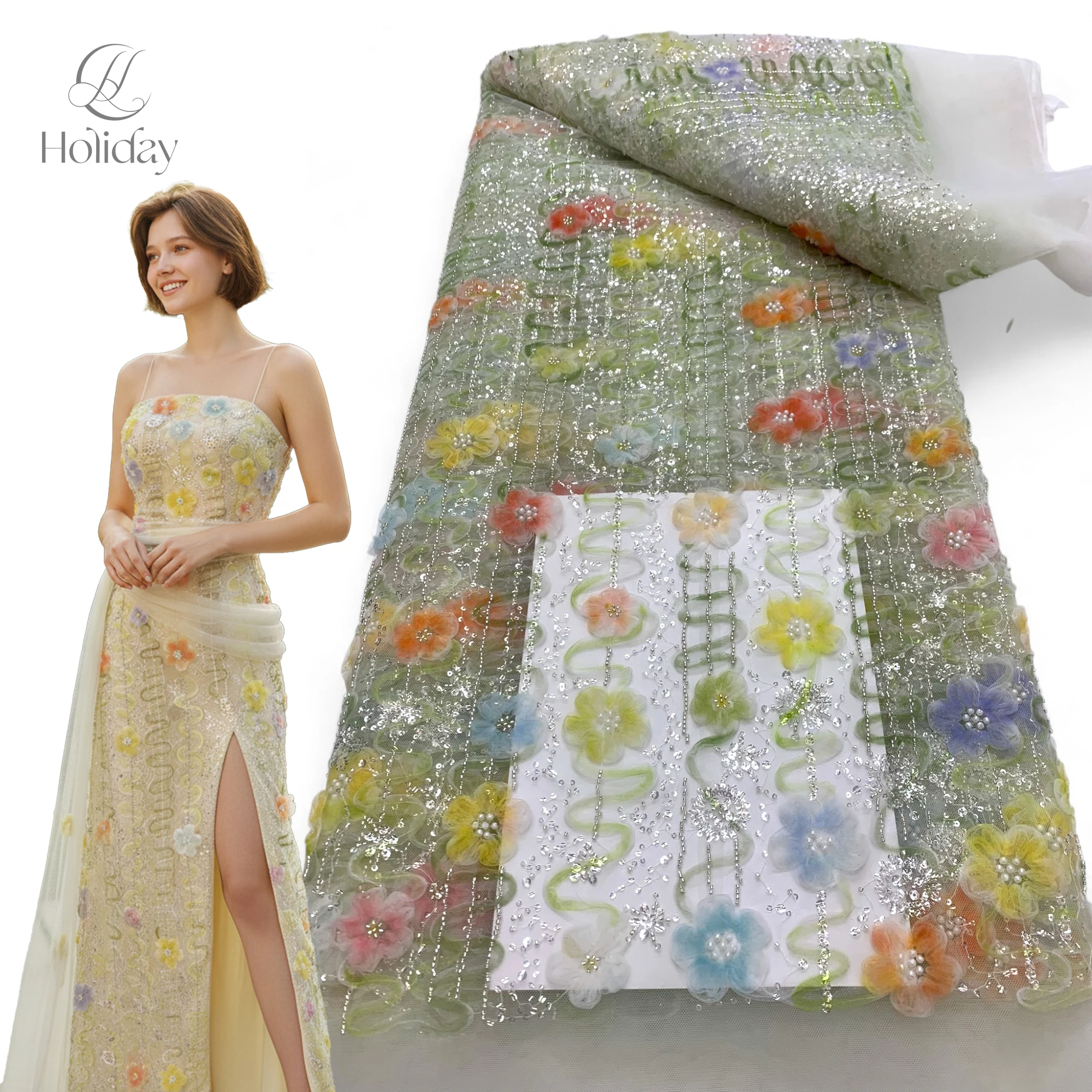 

Африканское 3D кружево для вечеринок и свадеб, бисер для жениха, французские и нигерийские пайетки, высокое качество