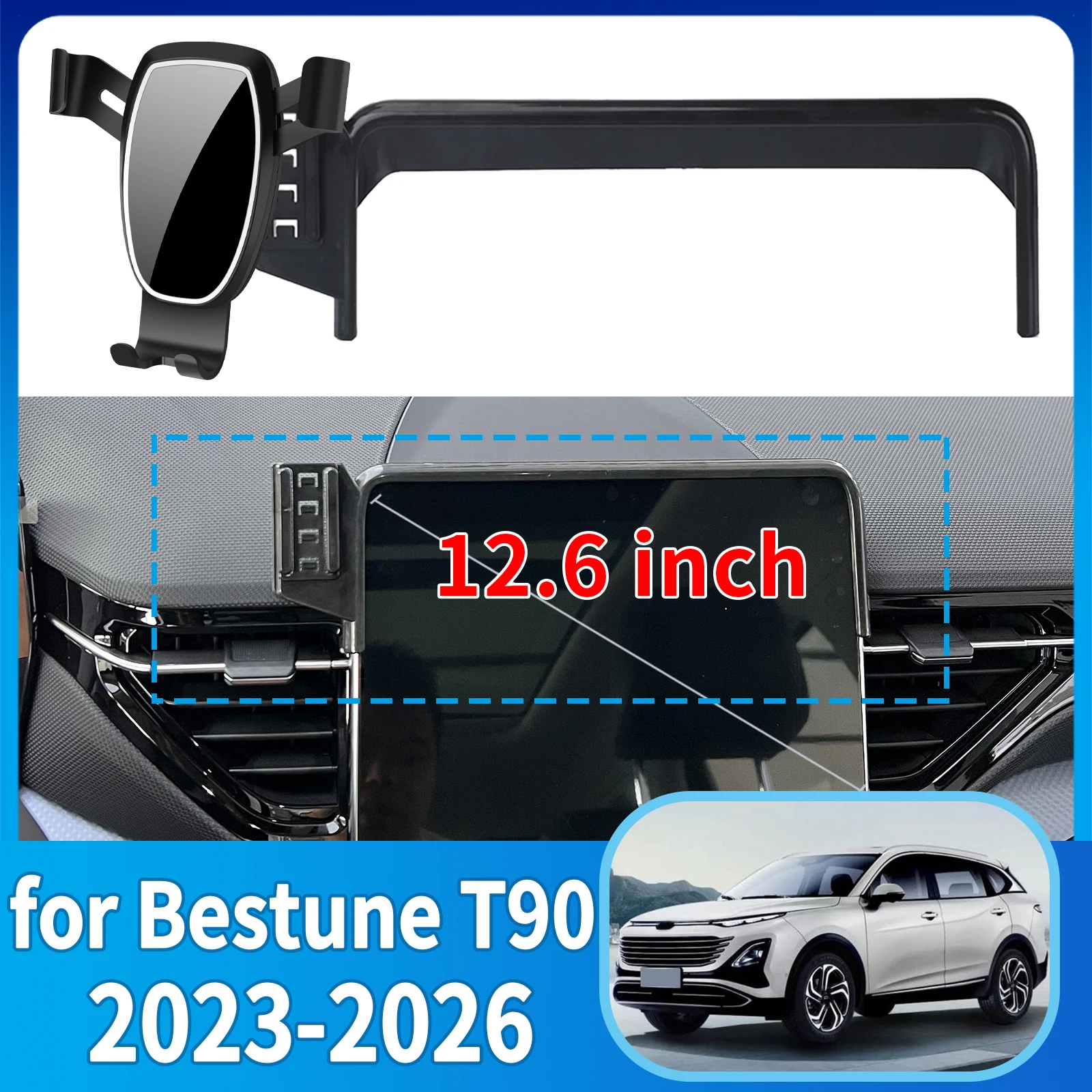 

fit for Bestune T90 2023 2024 2025 2026 ​​Anti-Shake Screen Base Phone Holder Mount Stand ​​ Dedicated Car​​ accessoires