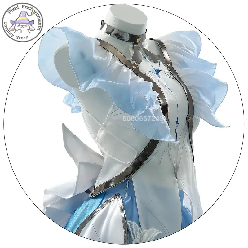 Sky06 Wuthering Waves juego The Shorekeeper disfraz Cosplay mujer encantador vestido Sexy uniforme traje fiesta de Halloween juego de rol 66lU &