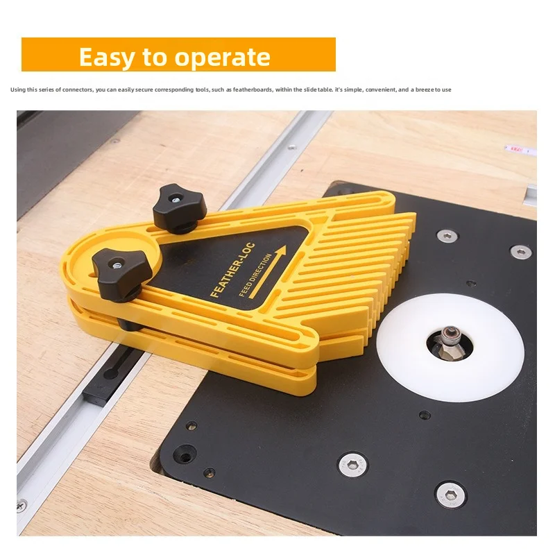 

Рукоятка для вертикальной настольной пилы M6 с ленточной пилой и вспомогательной направляющей планкой, Т-образный винт, прочная и надежная конструкция.