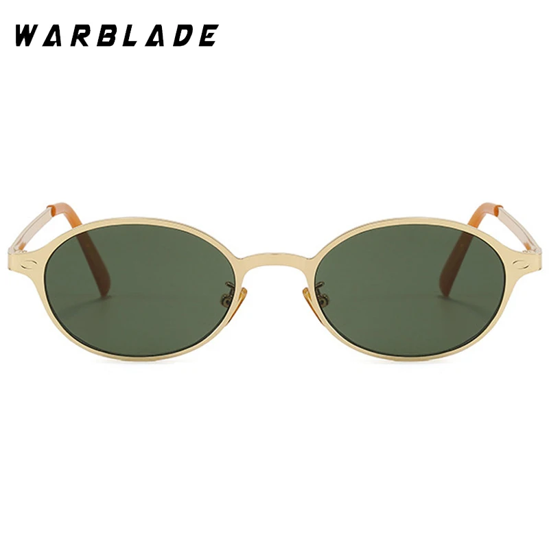 جديد فاخر صغير البيضاوي الشرير إطار معدني النظارات الشمسية النساء الهيب هوب تصميم النظارات الشمسية الذكور القيادة السفر نظارات UV400 lrest Mujer