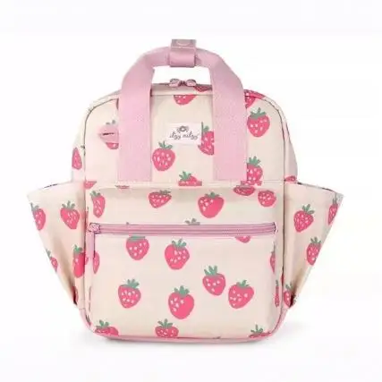 Nuovo Zaino da Donna 2026 con Ricamo a Fragola, Borsa Scolastica per Studenti, Zaino Unisex Casual alla Moda per Viaggi