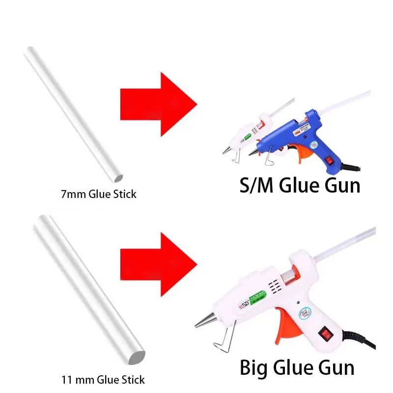 Barra de pegamento negro/transparente, queratina de 7x15mm para extensiones de cabello, material en barra de pegamento para extensiones de cabello, barra de pistola de pegamento, 10 unidades, venta al por mayor