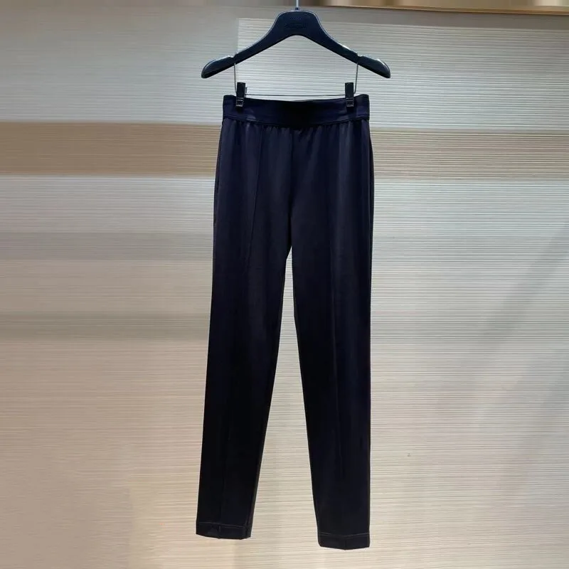 

High Waist Thin Casual Yoga Pants Women's Base Layer Pants ark Pants Face Mask Pattern Spring New Sle High Waist Nylon Sp...