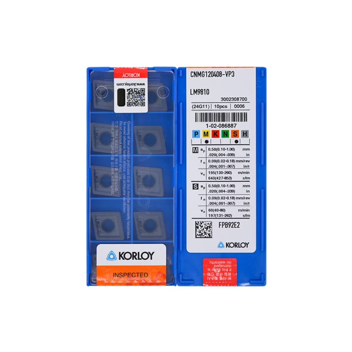 

100% Оригинальные токарные пластины CNMG09, CNMG12, CNMG16, CNMG0903, 04, CNMG1204, 04, 08, CNMG1606, 08, CNMG1906, 12 -MPGR NC3225