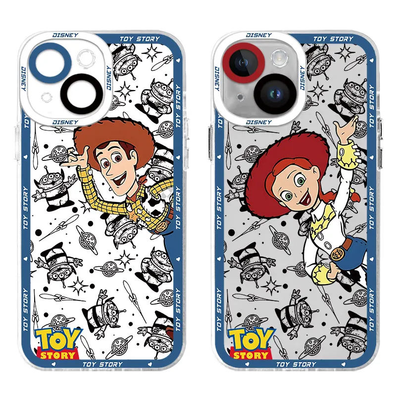 Phone Case for Redmi Note 11 Pro 8 10 Pro 11S 9T 12 Pro 9 Pro 12S Note 10 5G Note Clear Silicone Disney Toy Story Cover