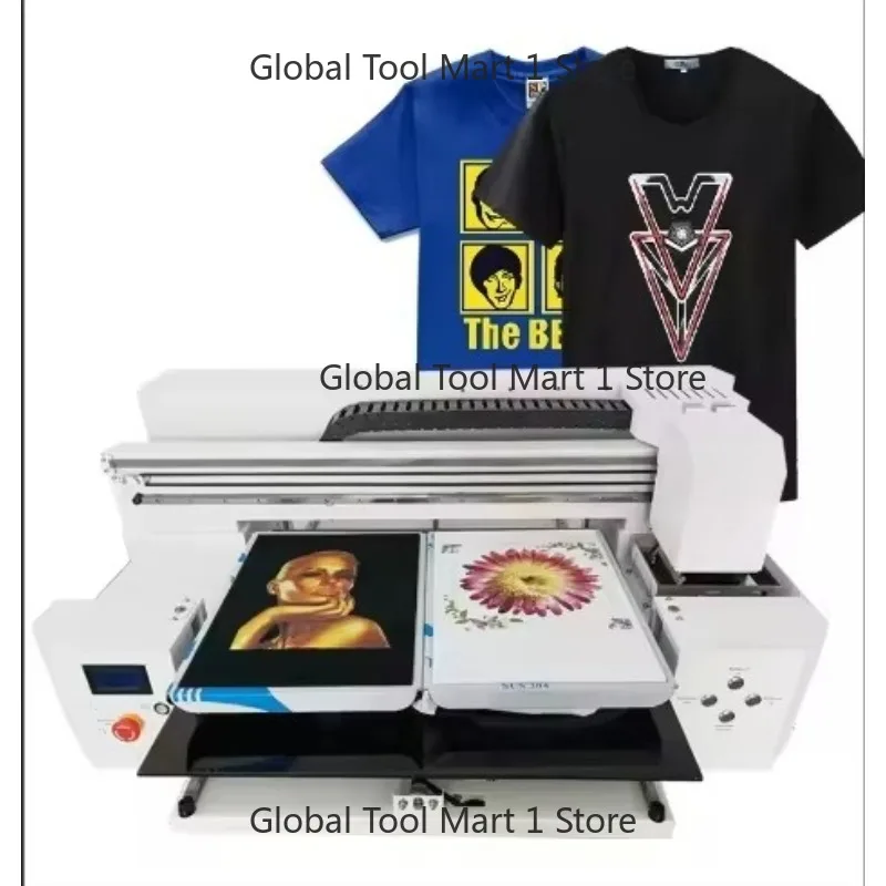 Tshirt Digital Direct Printing Machine Small Printing Clothes Machine Clothing Logo Pattern Doubl-es-tat-ion Pr-in-t-er