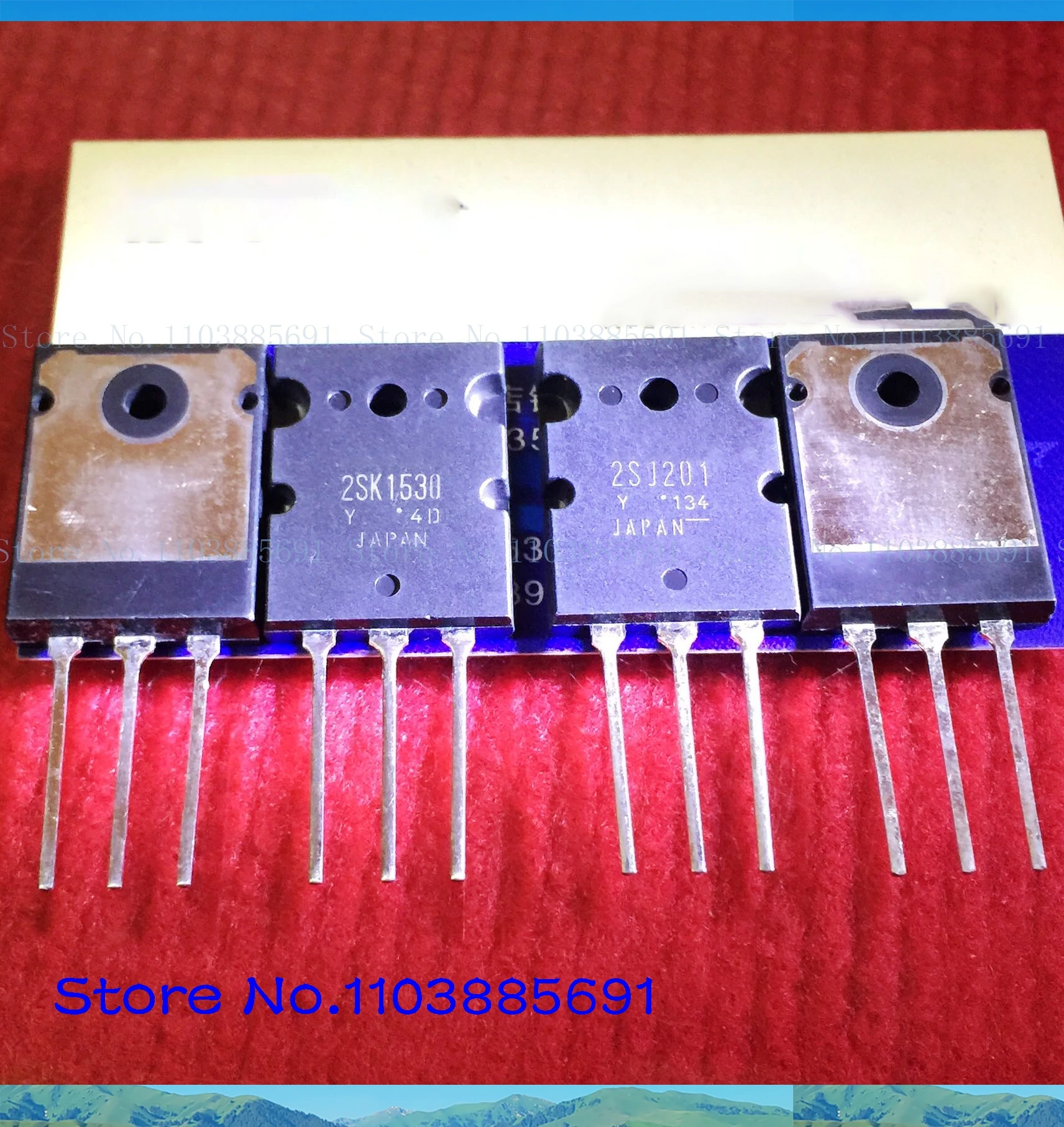 

2pcs/lot=a pair 2SK1530 2SJ201 12A 200V 150W
