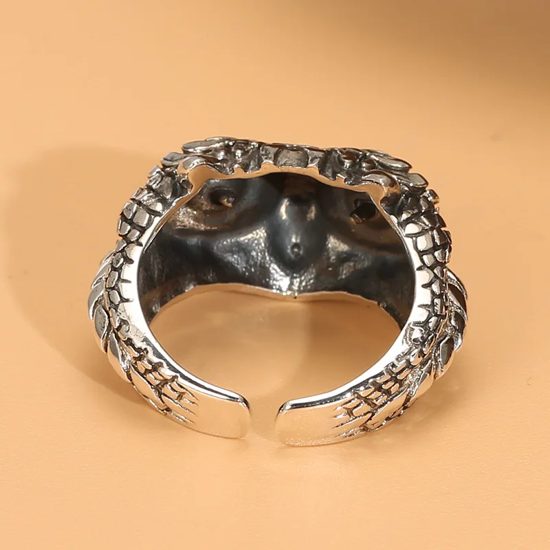 Python ring men's sterling silver domineering retrostylish viper ring ring men's and women's ring