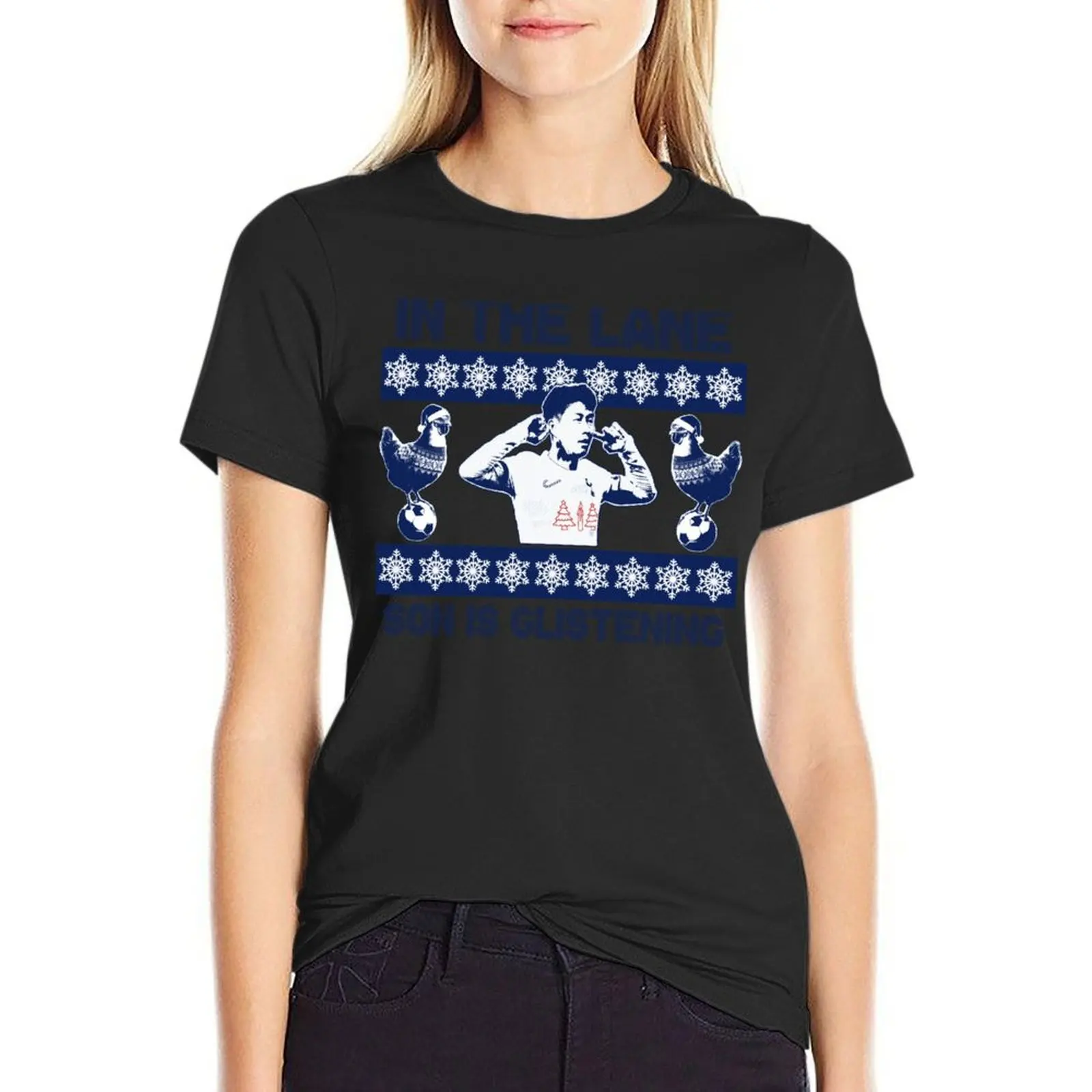 

Son Heung-min In The Lane Christmas Jumper T-Shirt Aesthetic clothing female sweat heavyweights Woman T-shirts