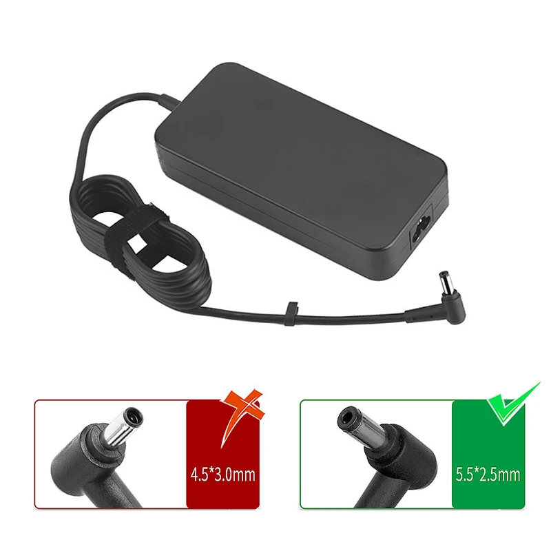 19V 6.32A 120W 5.5x2.5mm AC Adapter ładowarka zasilająca dla ASUS ROG FX504 GL502V GL752VW GL552VW N750 N550J N550