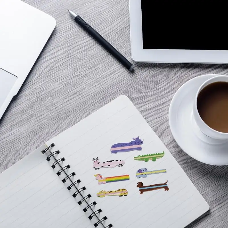 918C 1 упаковка полоски для чтения с подсветкой, инструменты для дислексии, цветные накладки, закладки для детей, студентов