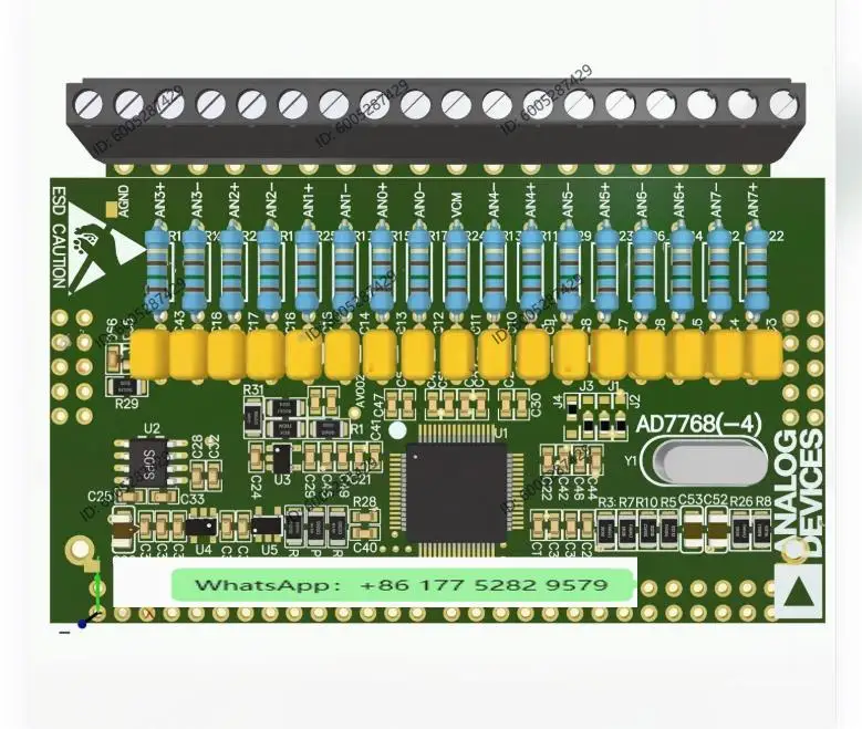 AD7768 8/4 channel high performance 24-bit synchronous sampling ADC module 110.8 kHz bandwidth