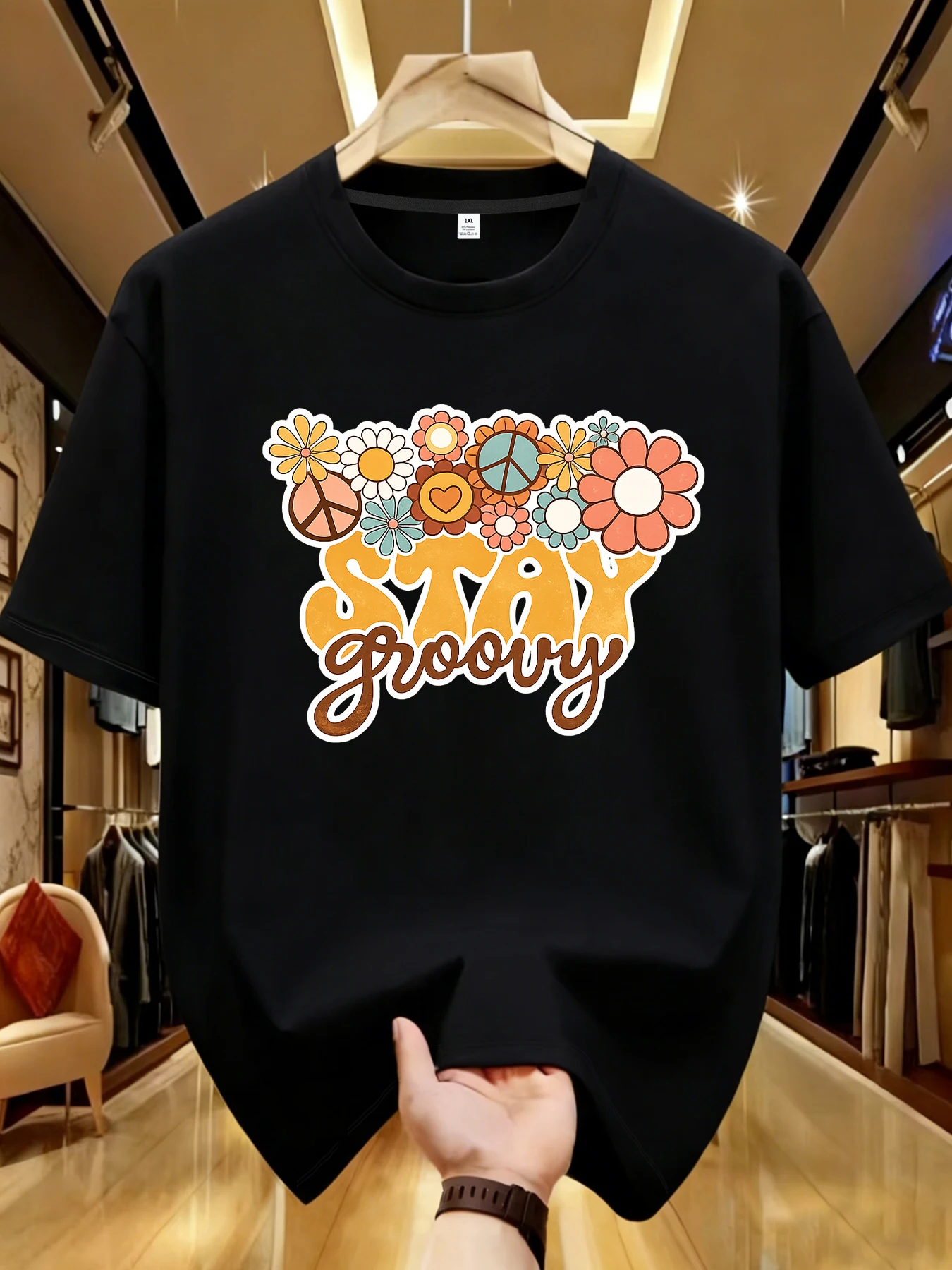 

【WDS01513】Creative printing plus size women's T-shirt summer casual street fashion women's Joker short sleeve T-shirt