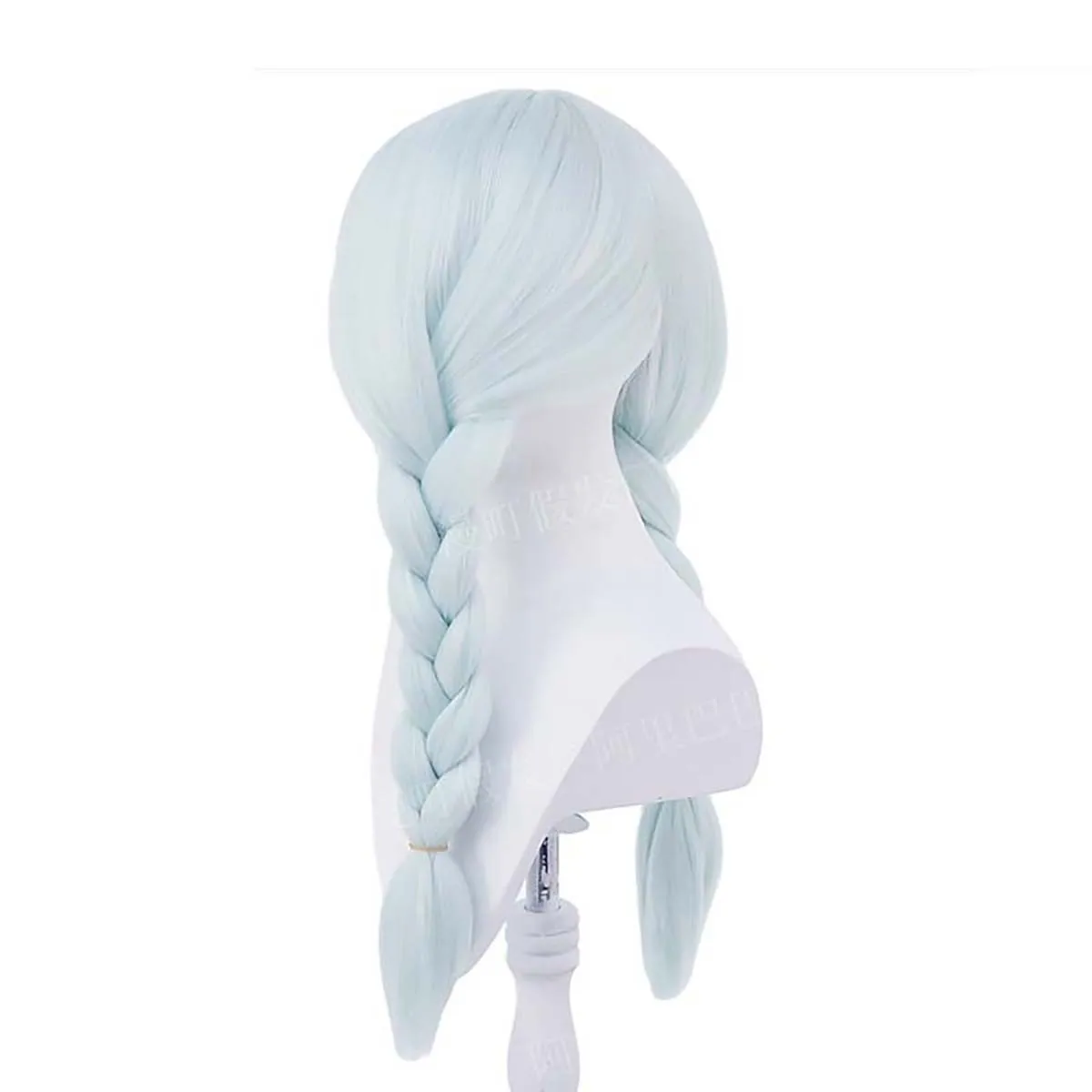 Anime Jujutsu Kaisen Mei Mei Cosplay Braided Long Light Blue Hair Wig For Women