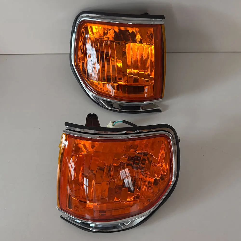 2Pcs Yellow Car Turn Signal Light Corner Lamp For Toyota Land