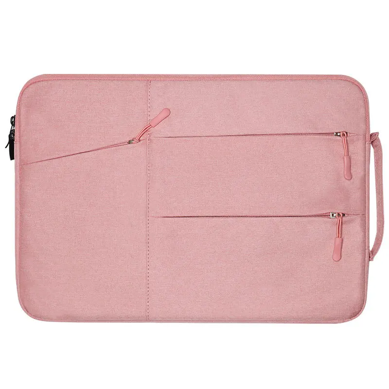 Double layered thick plush handbag for leisure 11/12/13/14/15/15.6/16 inch laptop bag for business and portable use