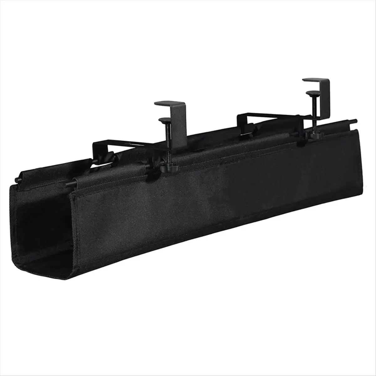 Under Desk Cable Management Tray 27.5in-Clamp on Wire and Cable Organizer for Storage and to Hide Cords for Home Office - view 2