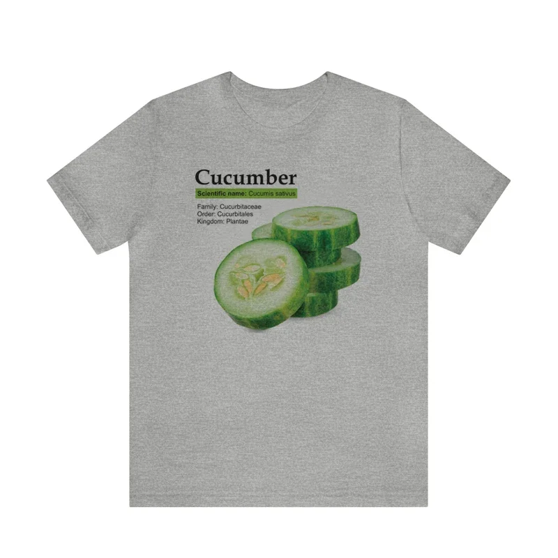 Cucumber Retro Fashion Streetwear T-Shirts Women Oversized Short Sleeve Vegetable T Shirt Unisex Vintage Graphic Tees Clothes