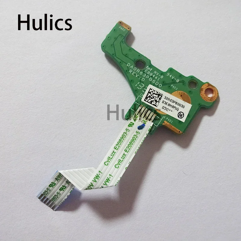 Hulics Used For HP Pavilion 15-E TPN-Q118 Q117 15-E064TX Power Button Board Switch  6 Pin 720673-001 DA0R63PB6D0