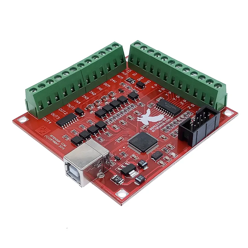 Breakout Board CNC USB MACH3 100Khz 4 Axis Interface Driver Motion Controller Driver Board