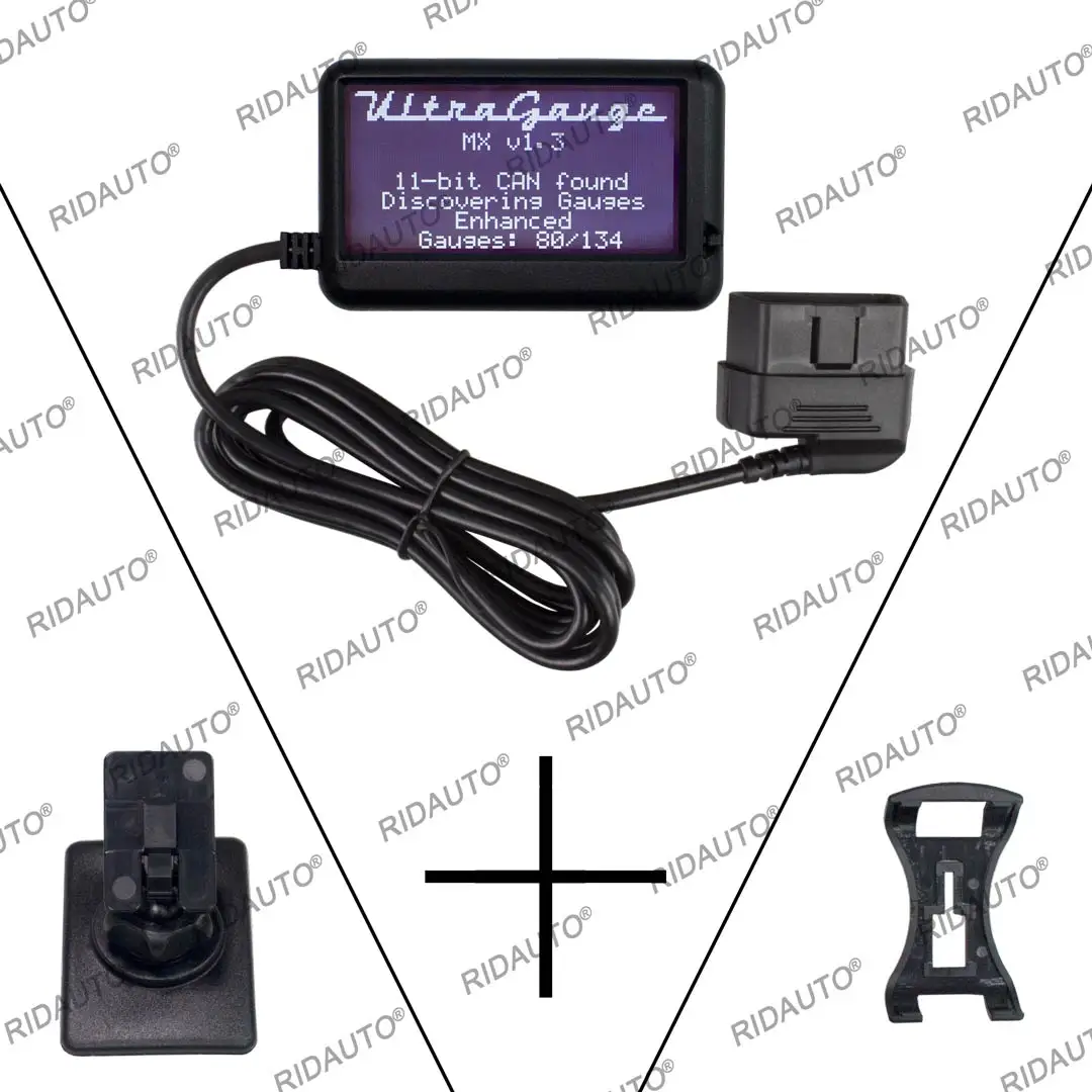 

UltraGauge MX v1.3 & EM Plus v1.4c OBD Scanner Reader Mileage Calculator Automotive OBD2 Read Pending Trouble Codes Scan Tool