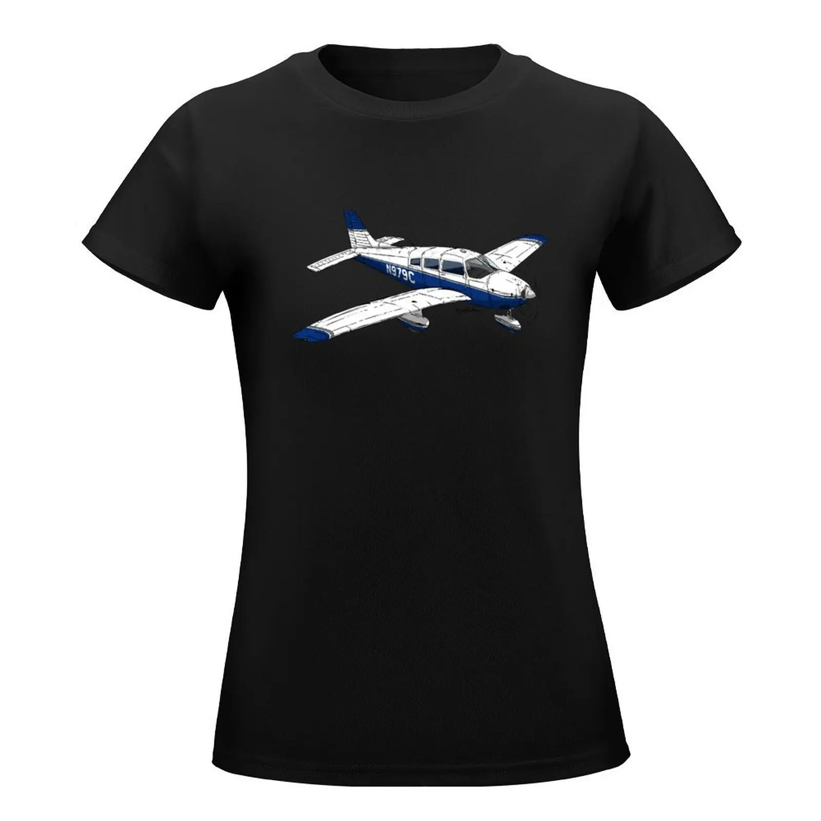 Piper Archer N979C T-Shirt blanks heavyweights quick drying Short sleeve tee new edition t shirts for Women