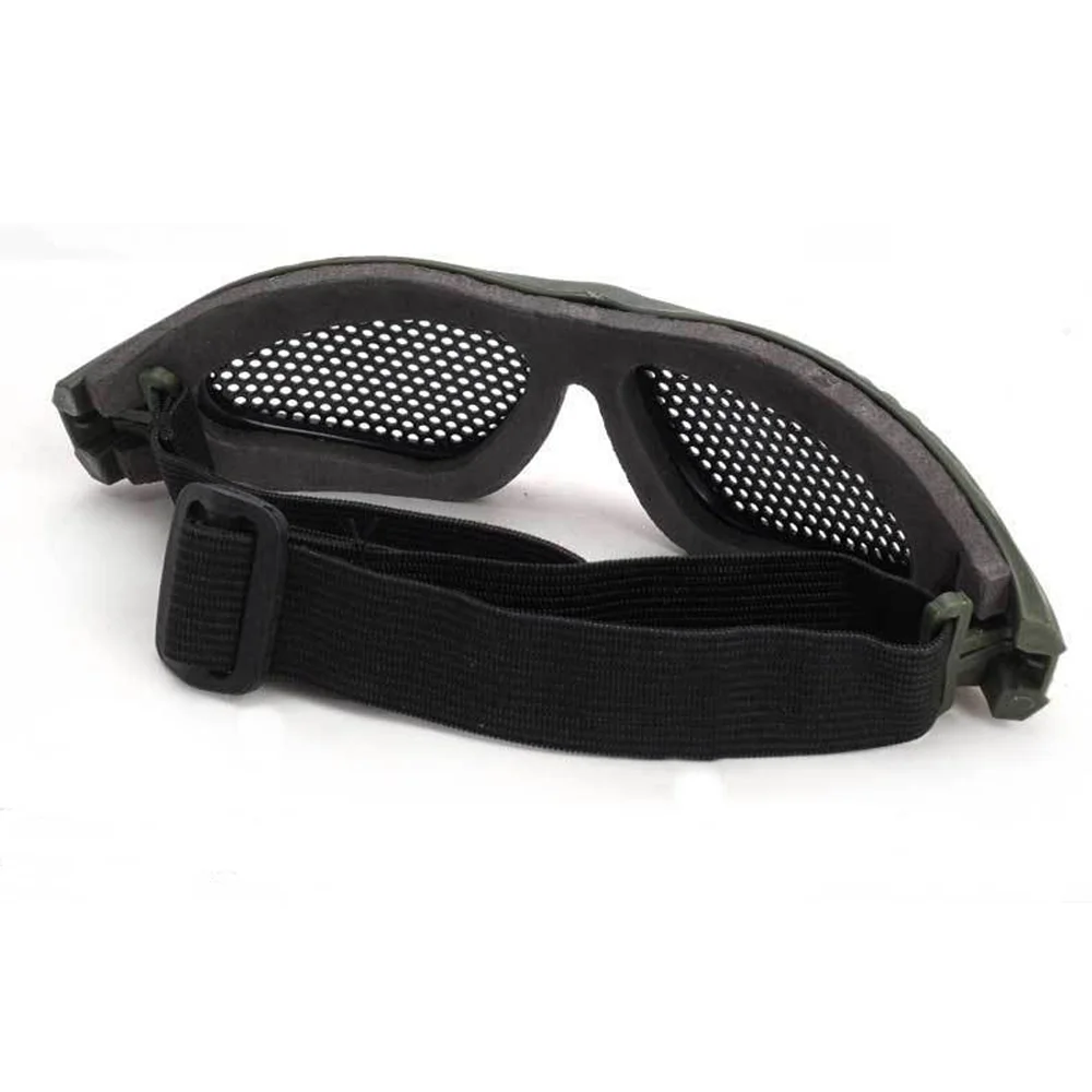 Outdoor Eye Protective Airsoft Safety Tactical Glasses Impact Resistant Wire Mesh Protective Goggles Hunting Paintball Goggles