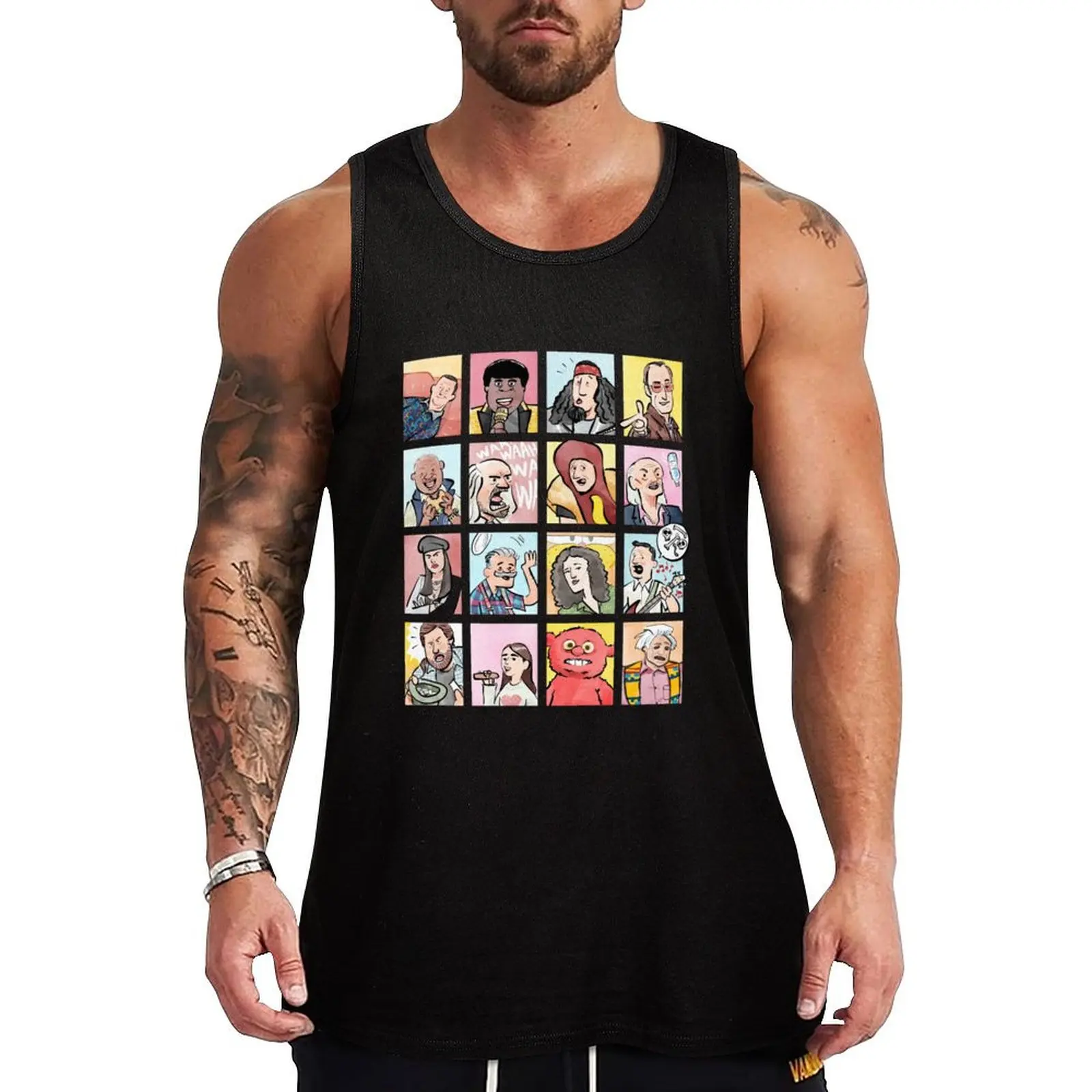 I Think You Should Leave Inspired Tank Top gym shirt man T-shirts men Men's t-shirt gym wear men