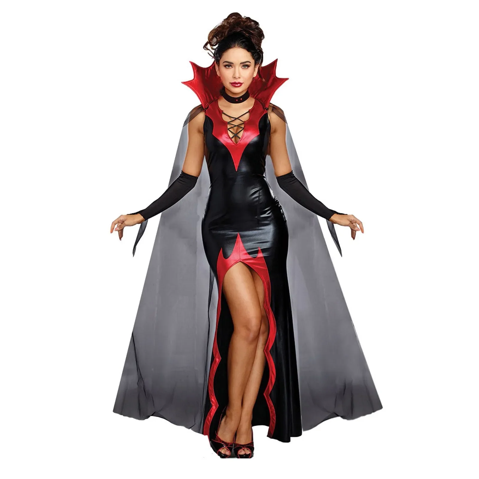 

Womans Clothing 2024 Women Halloween Black Devil Costume Witch Costume Uniform Party Costume Party Dresses Disfraces De Adultos