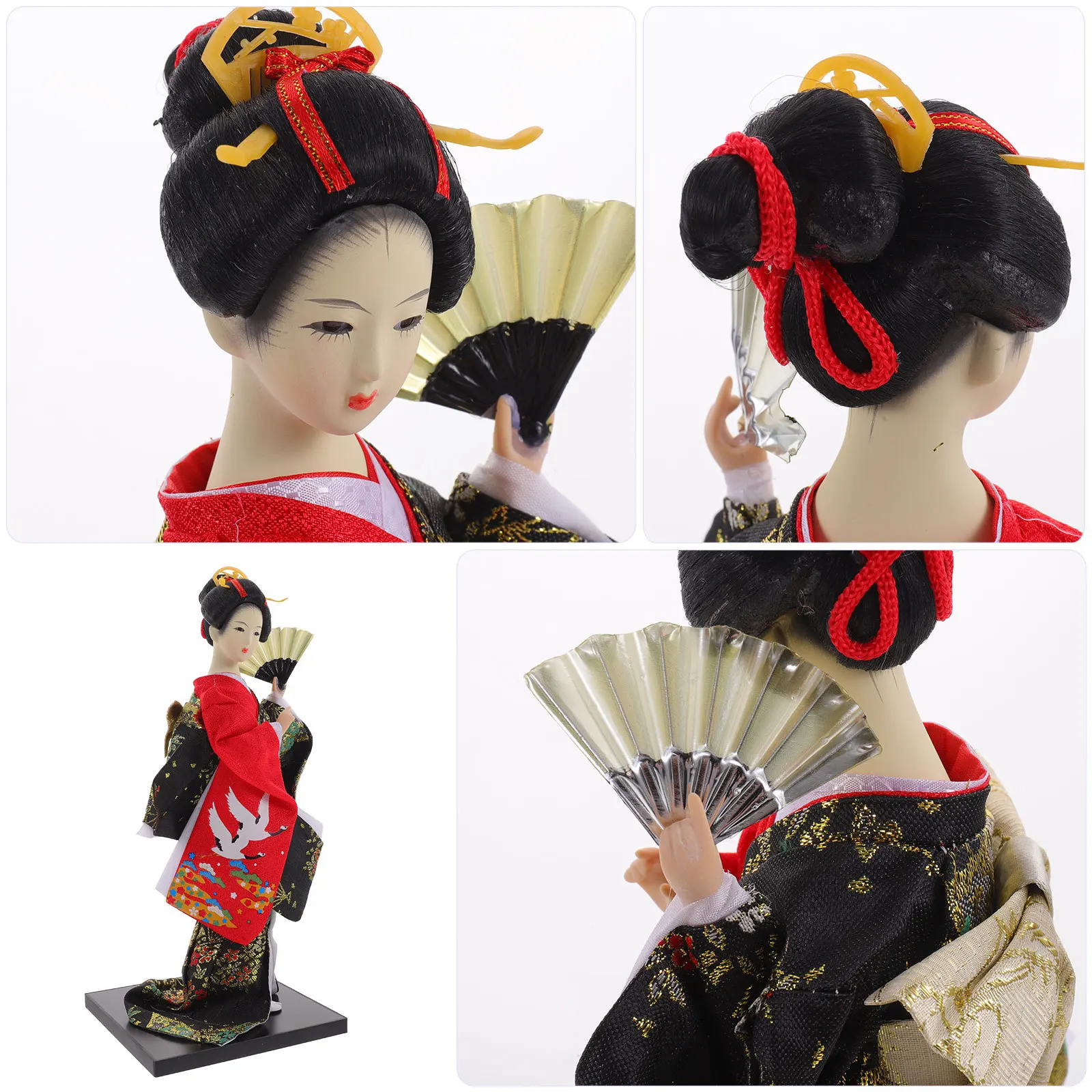 

Elegant Japanese Geisha Ornament for Home Decor Beautifully Made Artistic Figure Ideal for Desk Or Office Display