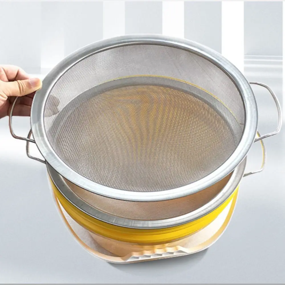 Emulsion Paint Stainless Steel Paint Strainer Reusable Gallon Bucket Stainless Steel Filter Fine Mesh Mesh Screen Latex Paint
